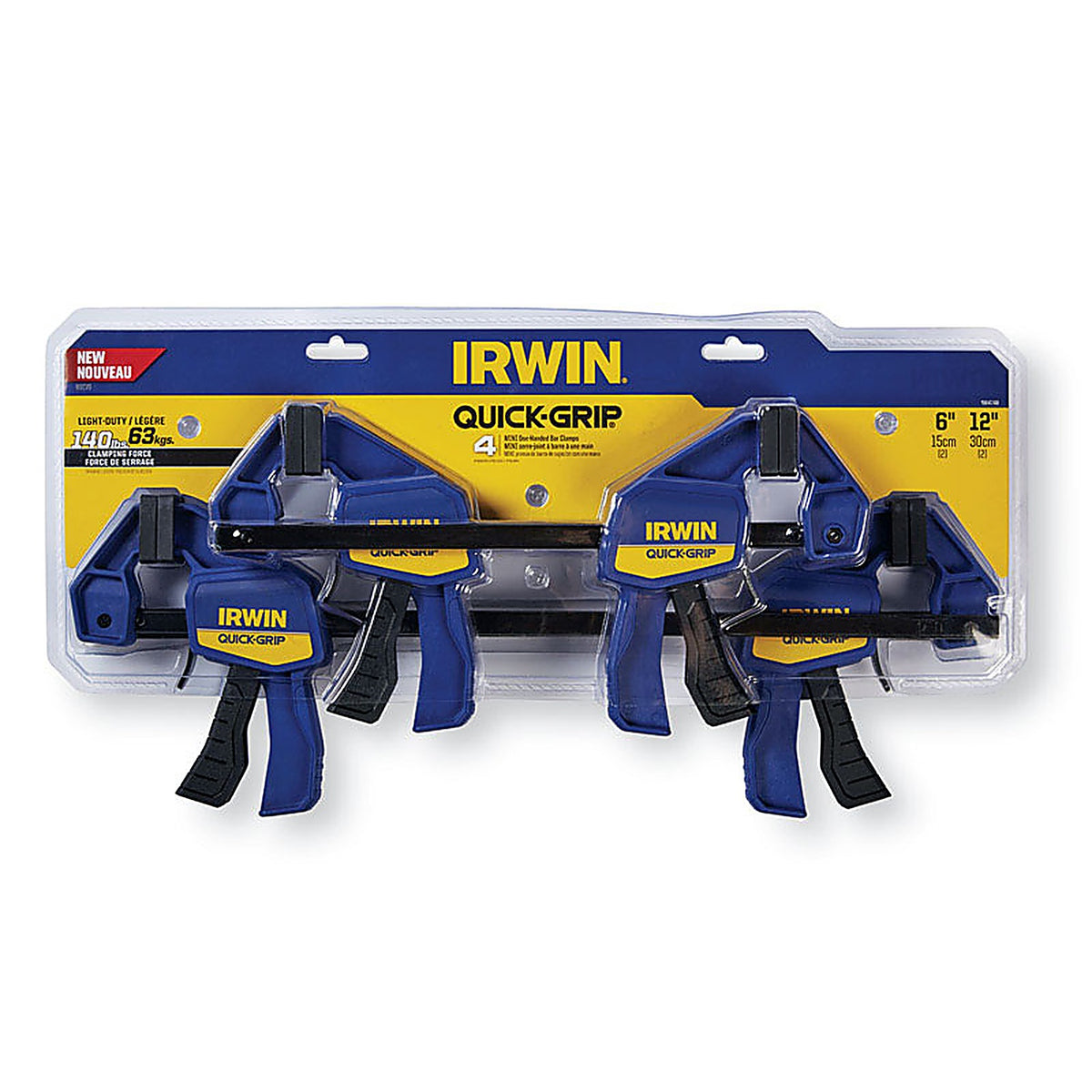 Irwin 1964748 Quick-Grip 3 in. D Quick-Release Bar Clamp 140 lb.