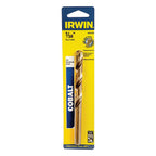 Irwin 3016128 7/16 in. x 5-1/2 in. L Cobalt Steel Drill Bit 1/pc.