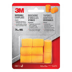 3M 90580H4-C 23 dB Foam Ear Plugs Orange 4 pair