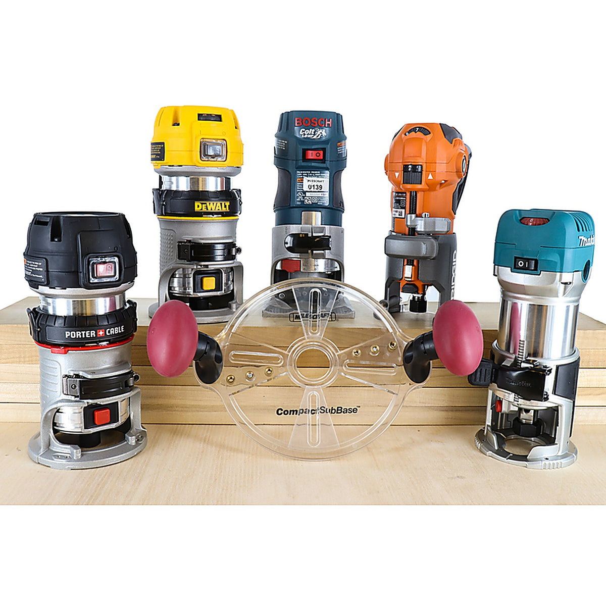 Milescraft 12250003 Compact SubBase 8 in. L x 8 in. W Router Attachment