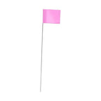 C.H. Hanson 15081 21 in. Pink Marking Flags Polyvinyl 100/Pack