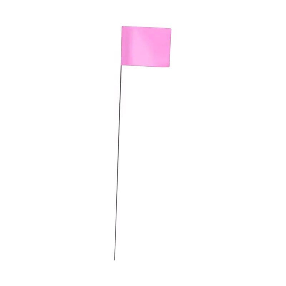 C.H. Hanson 15081 21 in. Pink Marking Flags Polyvinyl 100/Pack