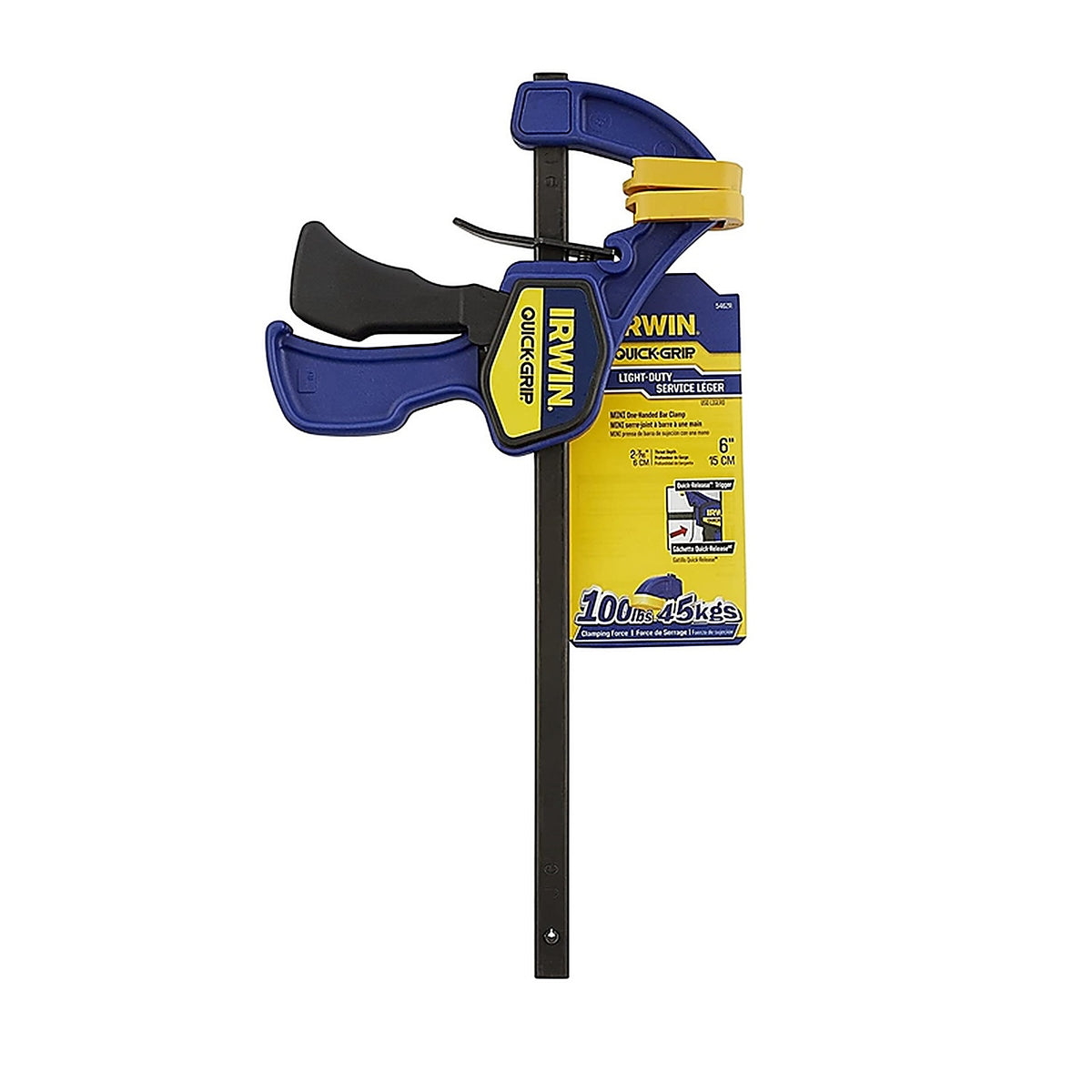 Irwin 1964742 Quick-Grip 6 in. x 2-7/16 in. D Bar Clamp