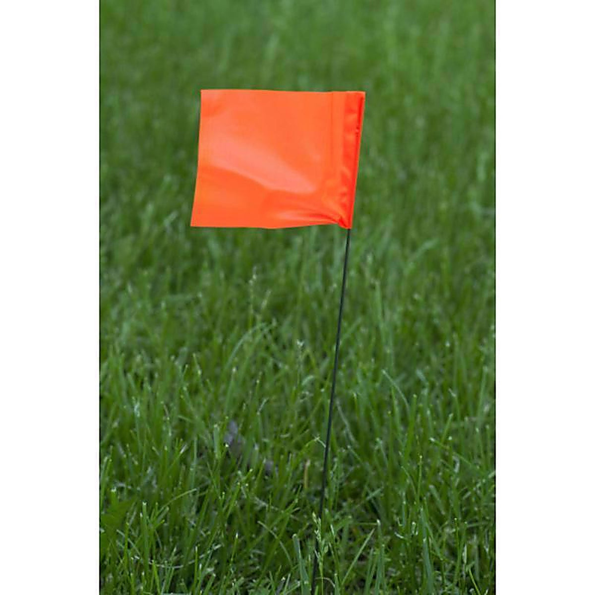 C.H. Hanson 15079 21 in. Orange Marking Flags Polyvinyl 100/Pack