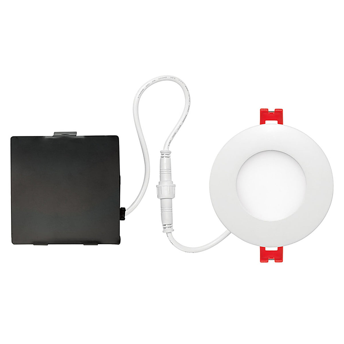 Globe Electric 91499 Ultra Slim Energy Star Frost White 6 in. W Metal LED Recessed Downlight 65 watt