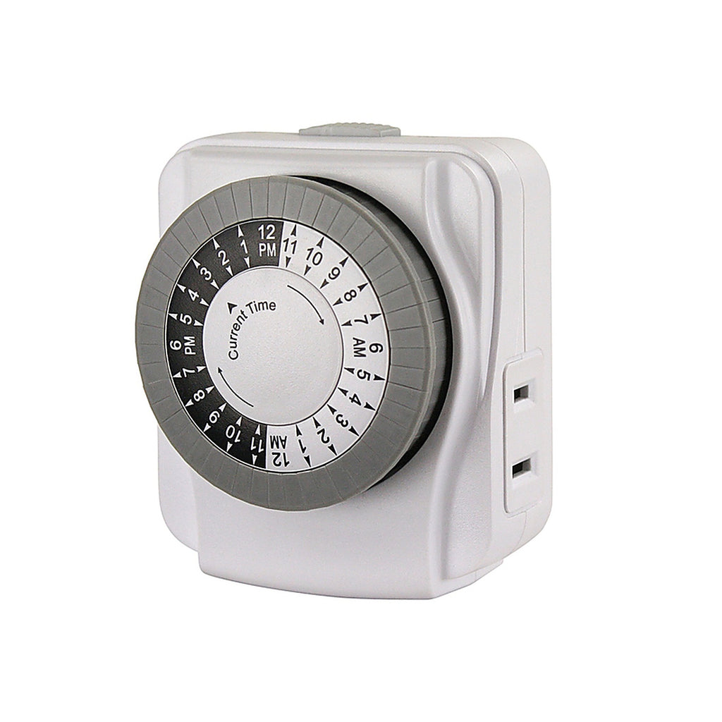 Prime TNI2412-RC Indoor 24 Hour Mechanical Timer 125 volt White