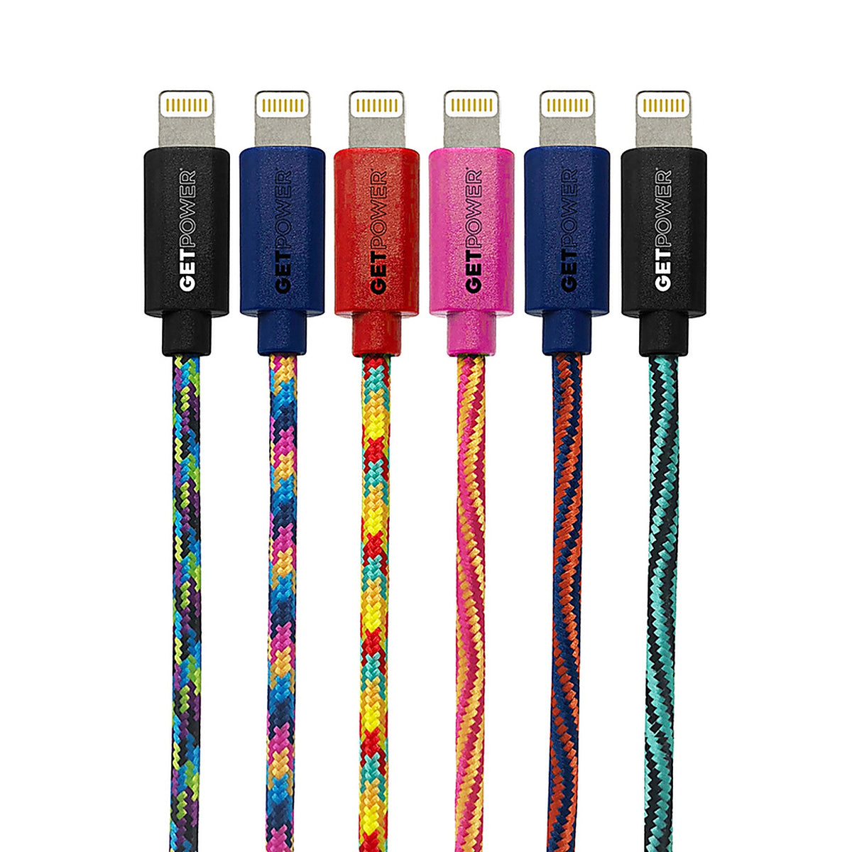 GetPower GP-XL-BRD-L 10 ft. L Lightning to USB Cables 1/Pack