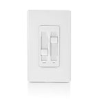 Leviton 66DF-W Decora SureSlide White Fan/LED Dimmer Slide Switch 1/Pack