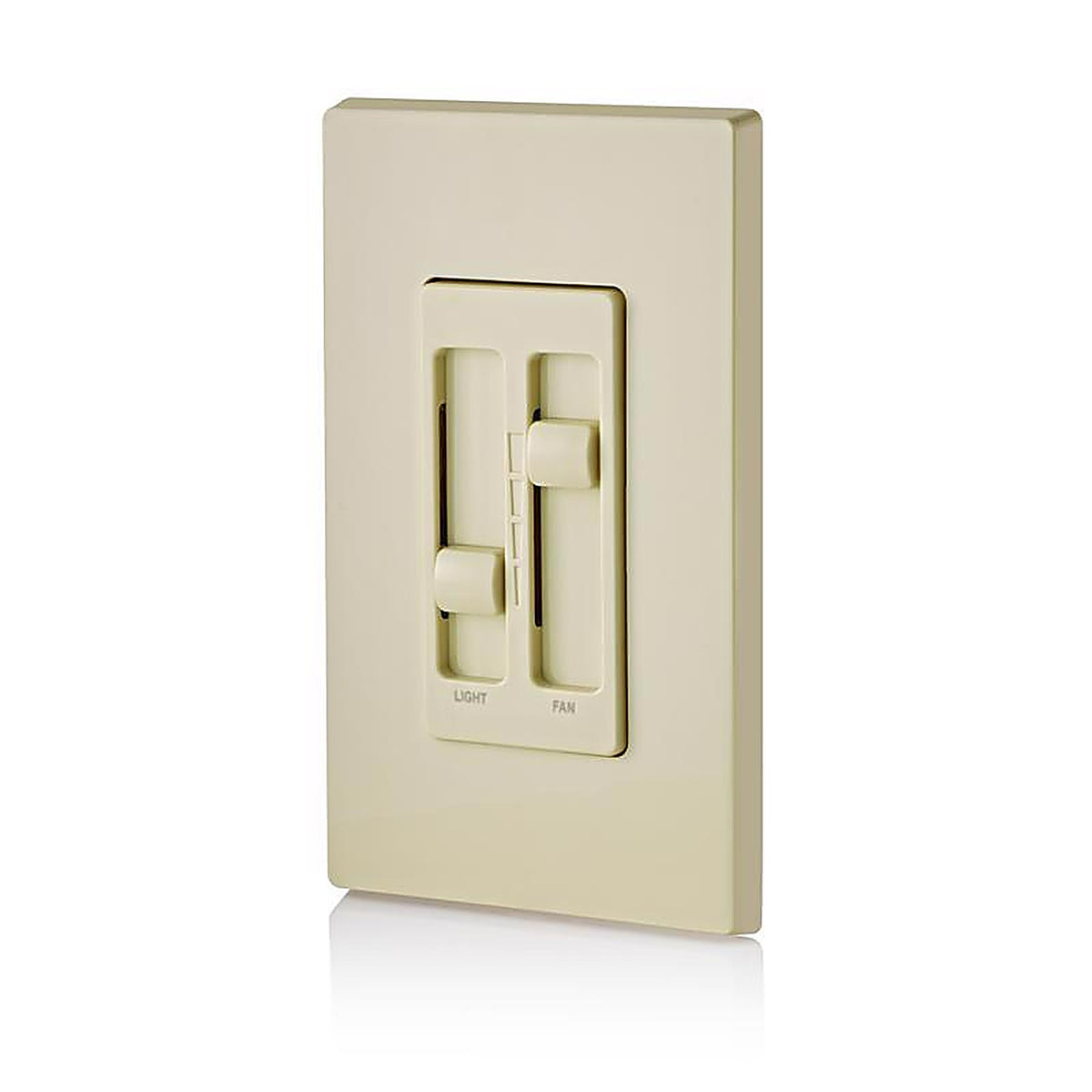 Leviton 66DF-I Decora SureSlide Ivory Fan/LED Dimmer Slide Switch 1/Pack