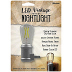 Westek NL-EDSN-DN AmerTac Automatic Plug-in Vintage Edison Aged Nickel LED Night Light
