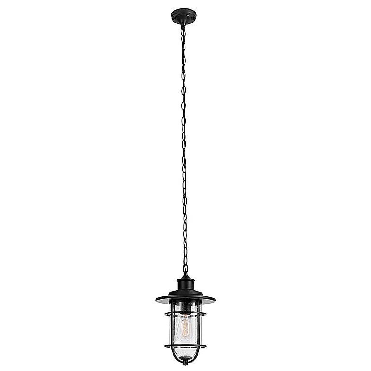 Globe Electric 44310 Vintage Turner Black 1 lights Pendant Light