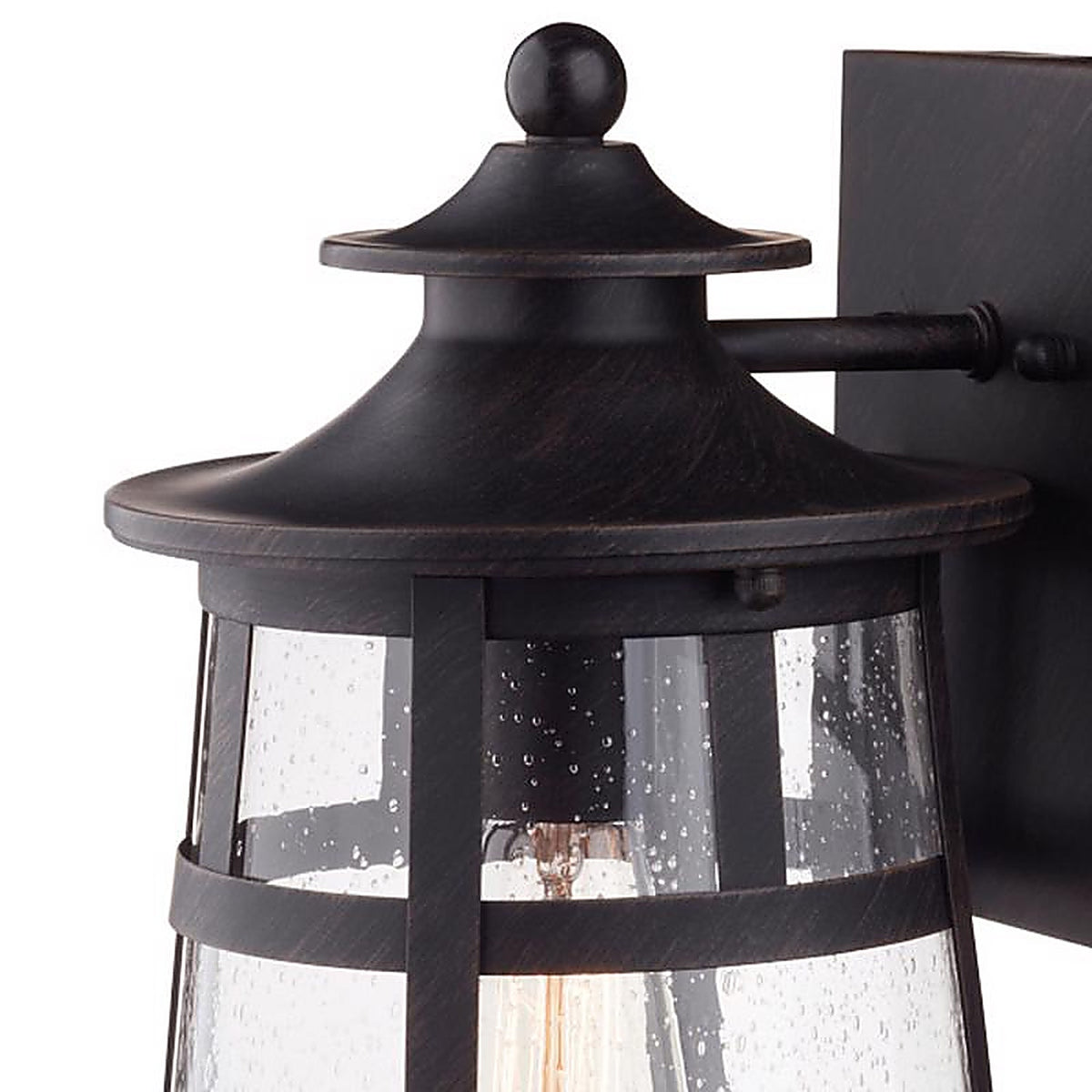 Globe Electric 43574 Vintage 1-Light Natural Bronze Ezekiel Wall Sconce