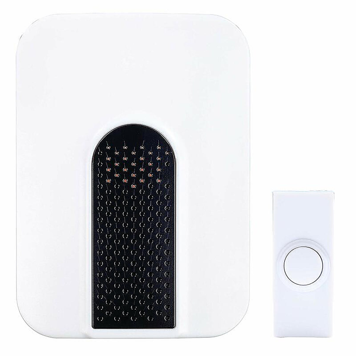 Heath-Zenith SLA-7307-03 Black/White Plastic Wireless Plug-In Door Chime Kit