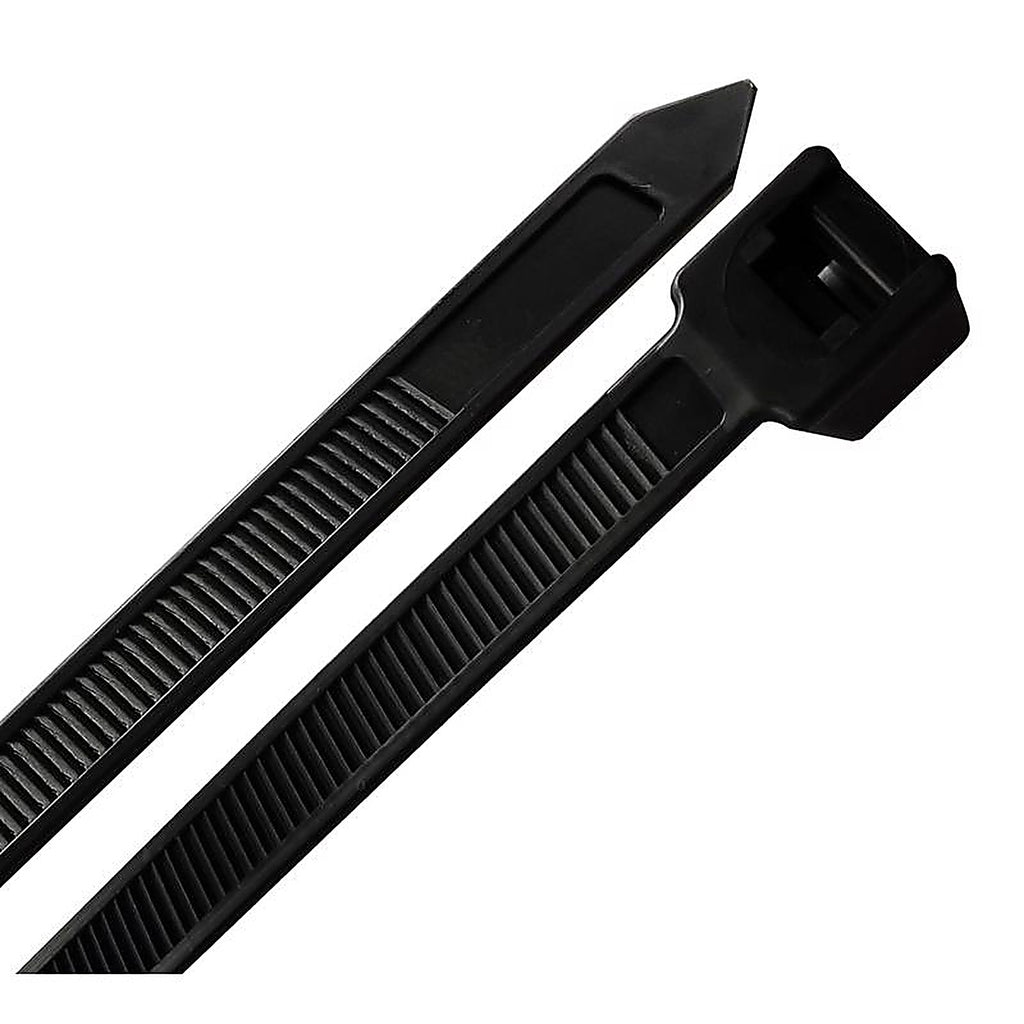 Home Plus EHD-610-24-BK 24 in. L Black Cable Tie 10/Pack