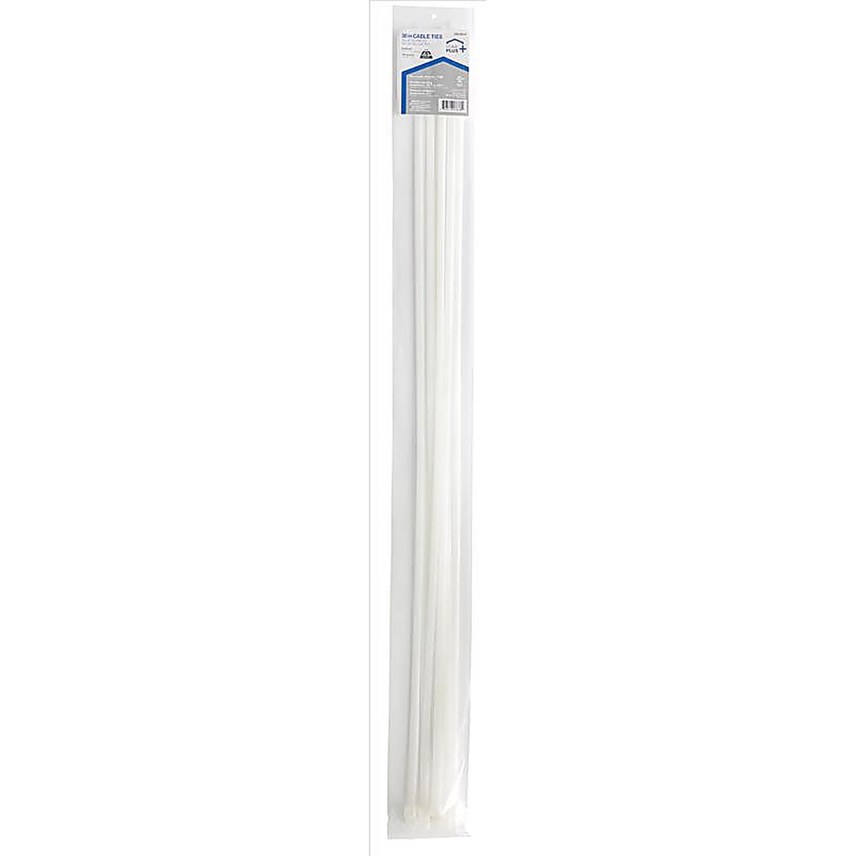 Home Plus EHD-920-36-N 36 in. L White Cable Tie 10/Pack