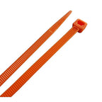 Home Plus LH-S-200-8-OE 8 in. L Orange Cable Tie 100/Pack