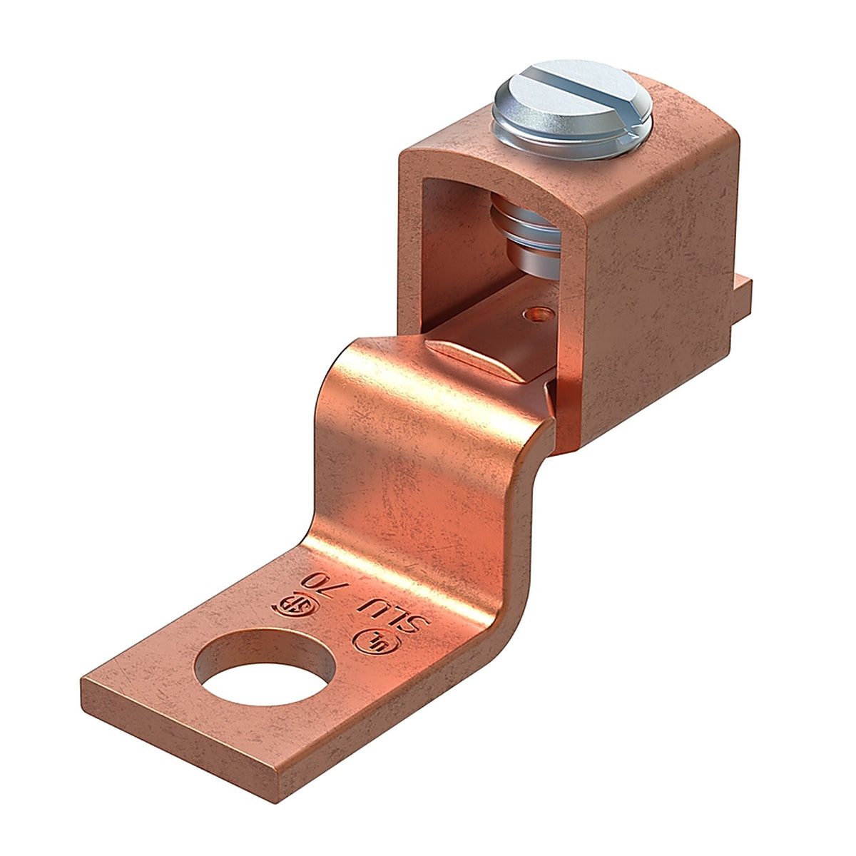 Gardner Bender GBSLU-70 8-2 AWG Offset Terminal Lug Copper 2/Pack