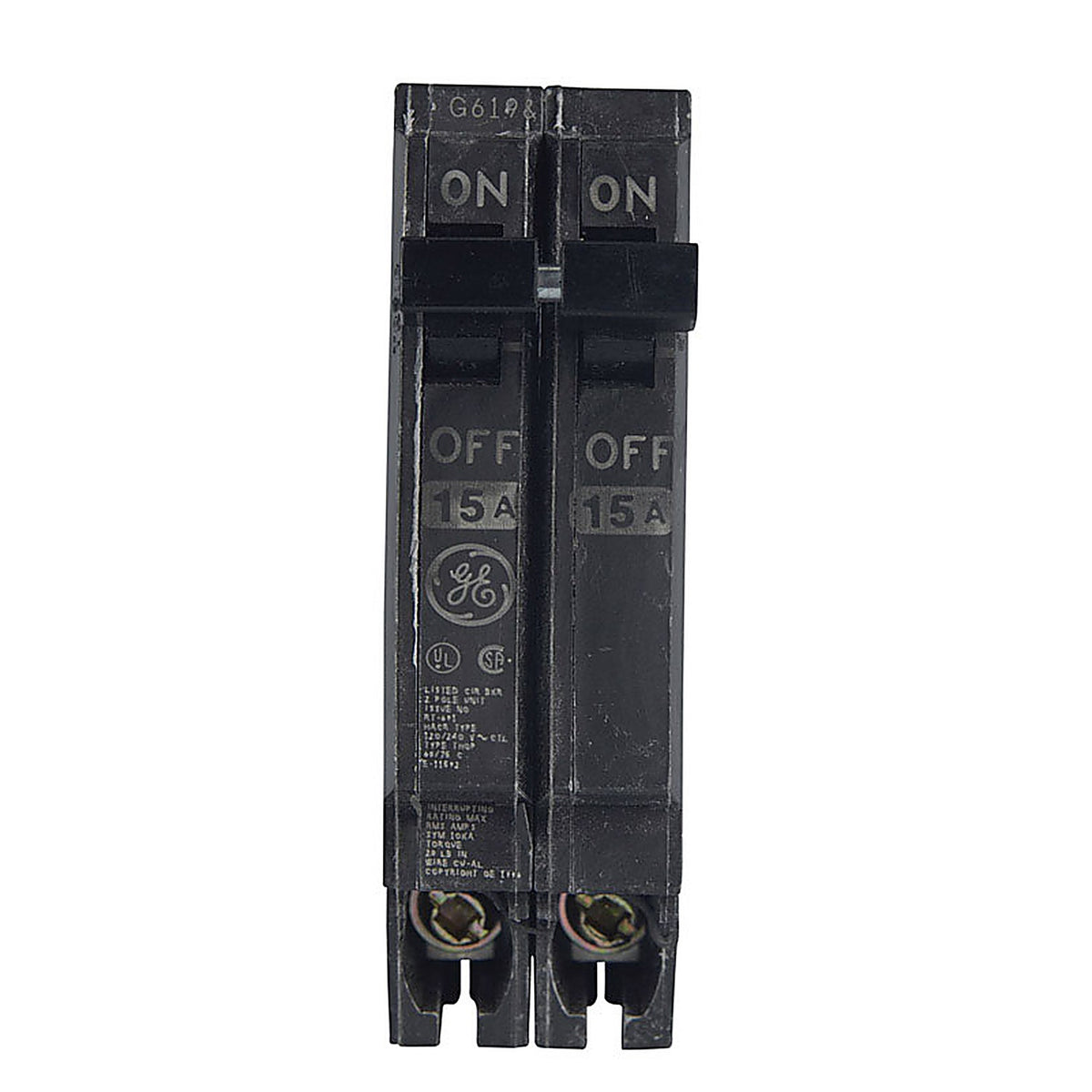 GE THQP215 Q-Line 15 amps Standard 2-Pole Circuit Breaker