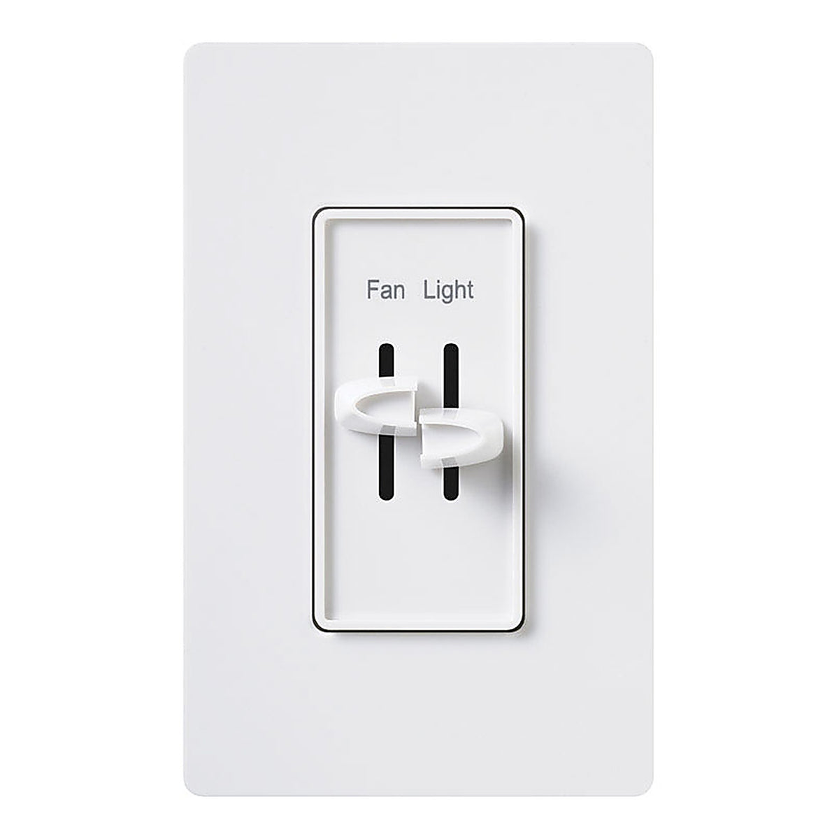 Lutron S2-LFSQH-WH Skylark Single pole Slide Fan Control White 1/Pack