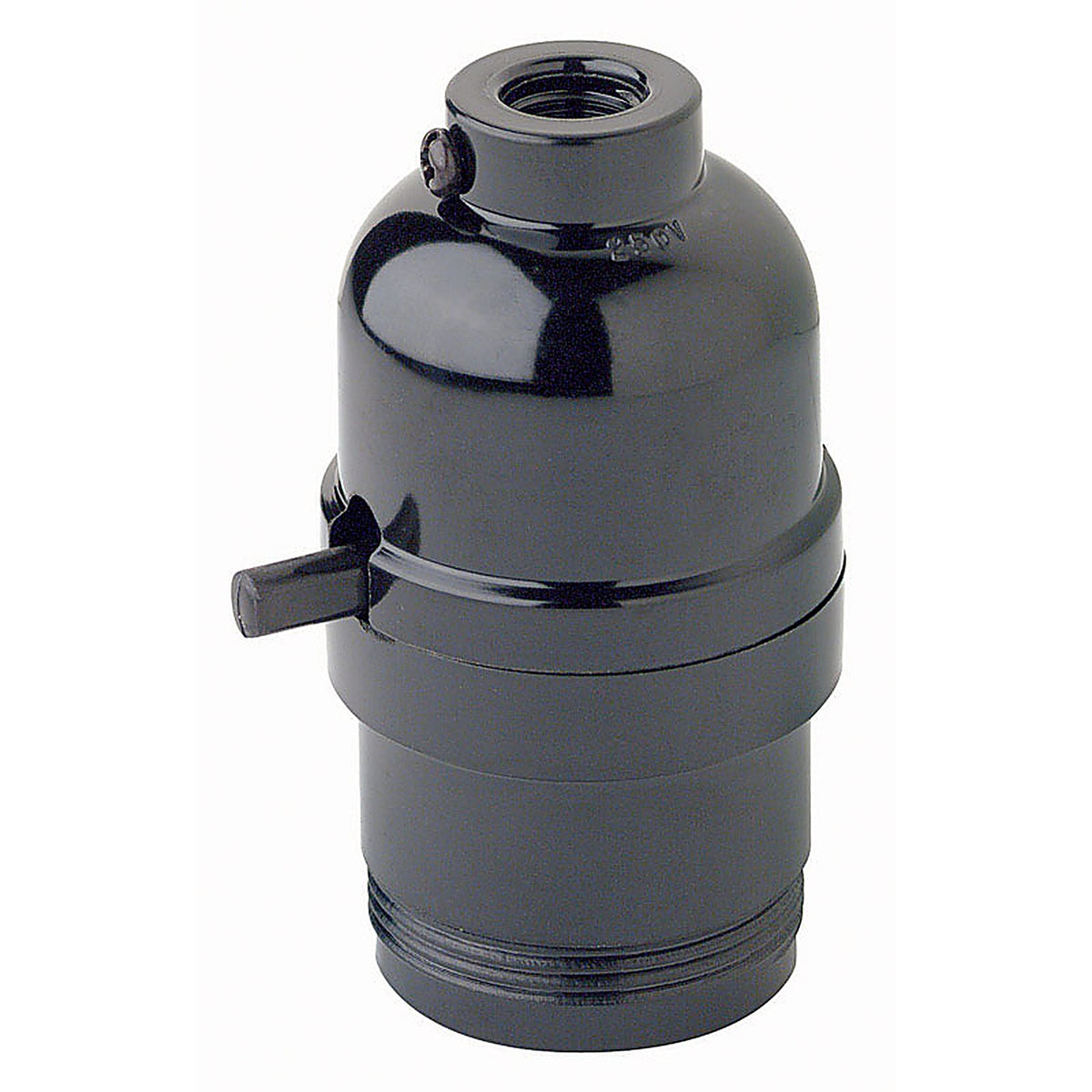 Leviton 95110-000 Plastic Medium Base Push Thru Socket 1/Pack