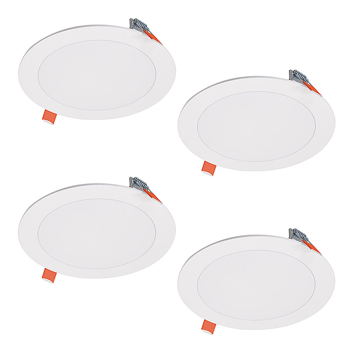 Halo HLBSL6099FS354P HLB Lite Matte White 6 in. W LED Recessed Direct Mount Light Trim 12.6 watt
