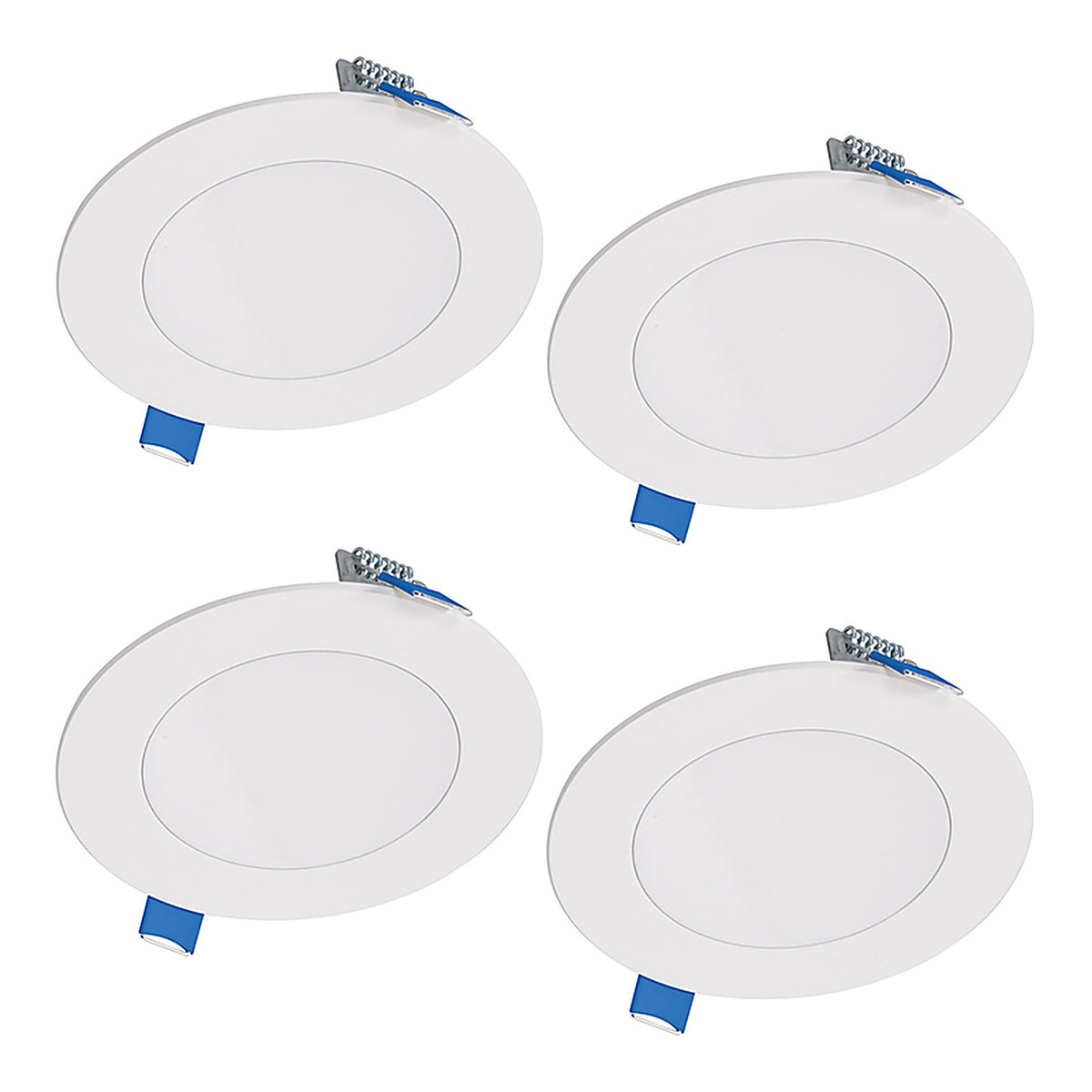 Halo HLBSL4069FS354P HLB Lite Matte White 4 in. W LED Recessed Direct Mount Light Trim 10.1 watt