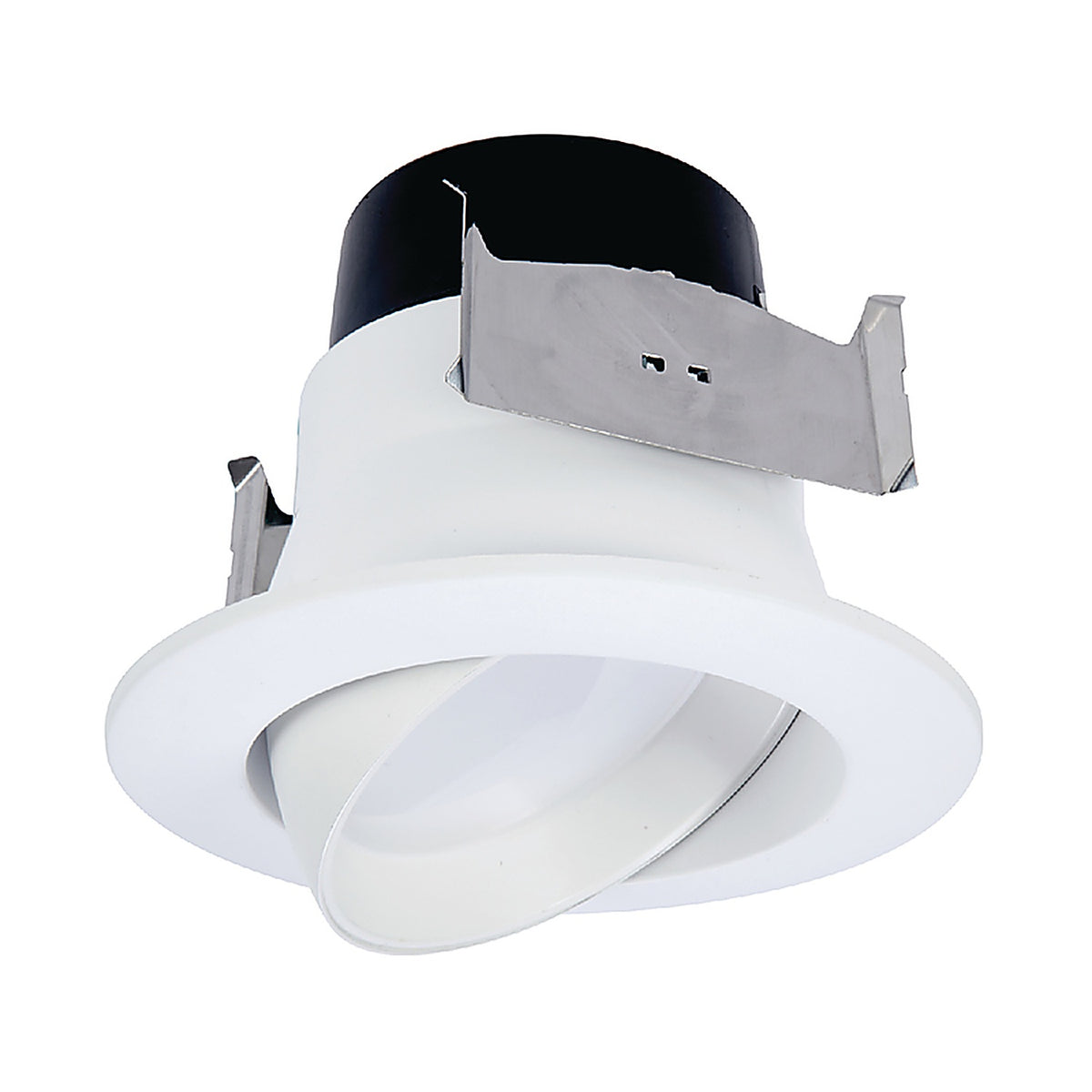 Halo LA4069271EWH-CA LA4 Series Matte Warm White 4 in. W LED Adjustable Retrofit Kit 8.6 watt