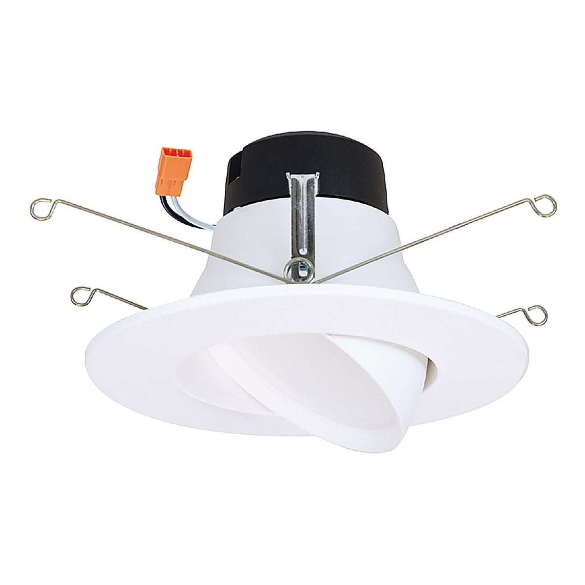 Halo LA56069271EWHCA LA5 Series Matte Warm White 5/6 in. W LED Adjustable Retrofit Kit 7.2 watt