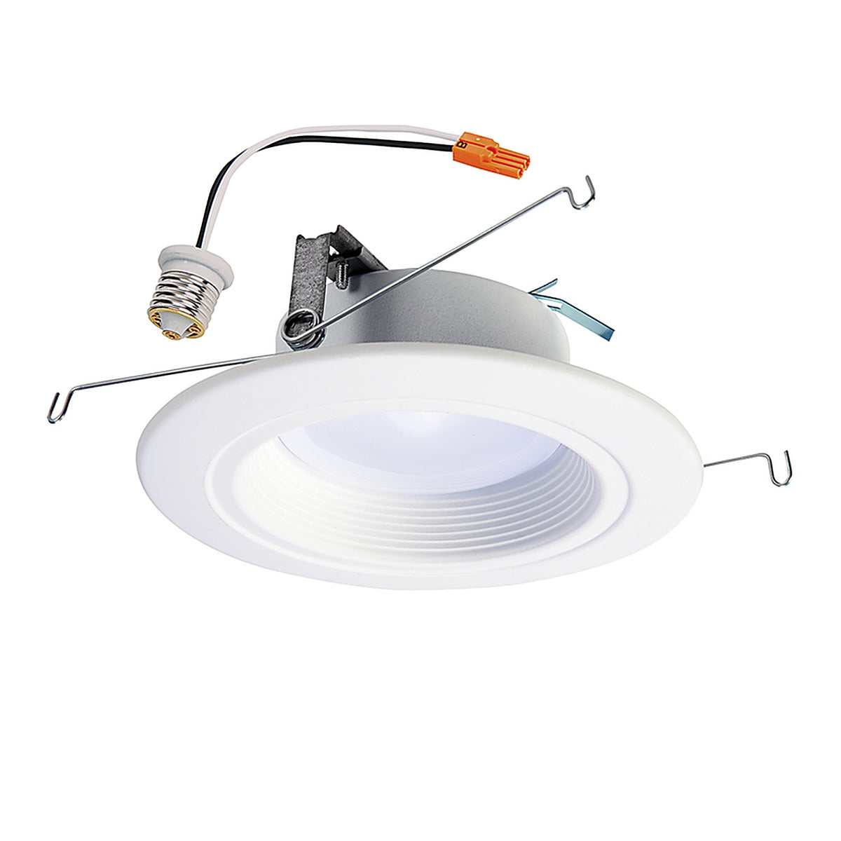 Halo RL56069S1EWHR RL56 Series Matte White 5/6 in. W LED Retrofit Kit 7.6 watt