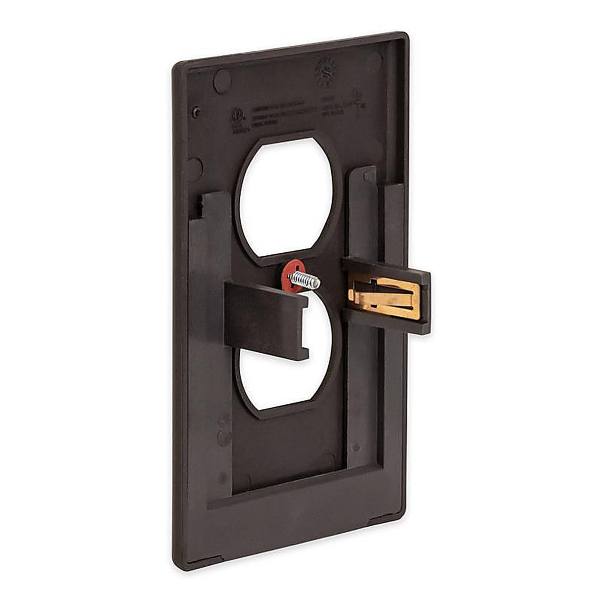 Westek LCR-CCDO-DB LumiCover Aged Bronze Bronze 2 gang Plastic Duplex Outlet Nightlight Wall Plate 1/Pack