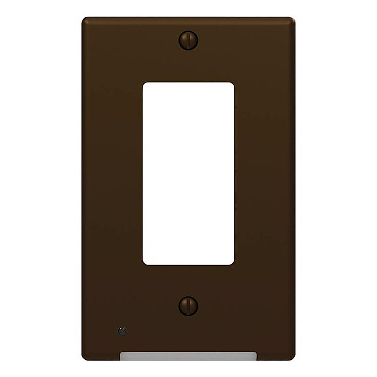 Westek LCR-CDDO-DB LumiCover Bronze 1 gang Plastic Duplex Outlet Wall Plate 1/Pack