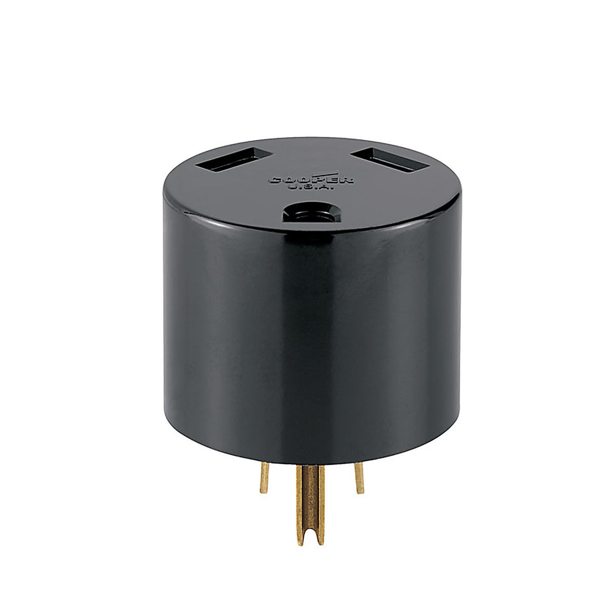 Pass & Seymour 1264 Commercial and Residential Plastic Straight Blade Adapter 30 2 Pole 3 Wire Bulk