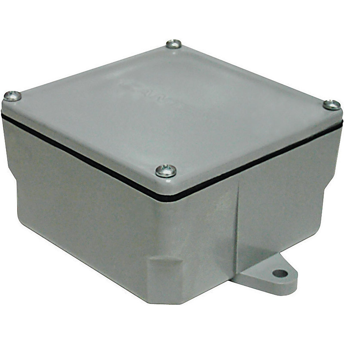 Cantex 5133709U 4 in. Square PVC 1 gang Junction Box Gray