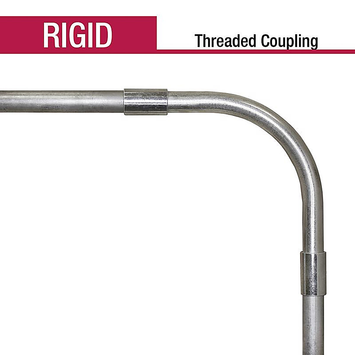 Sigma Electric 02-55080 ProConnex 1/2 in. Dia. Zinc-Plated Steel Conduit Coupling For Rigid/IMC 1/Pack