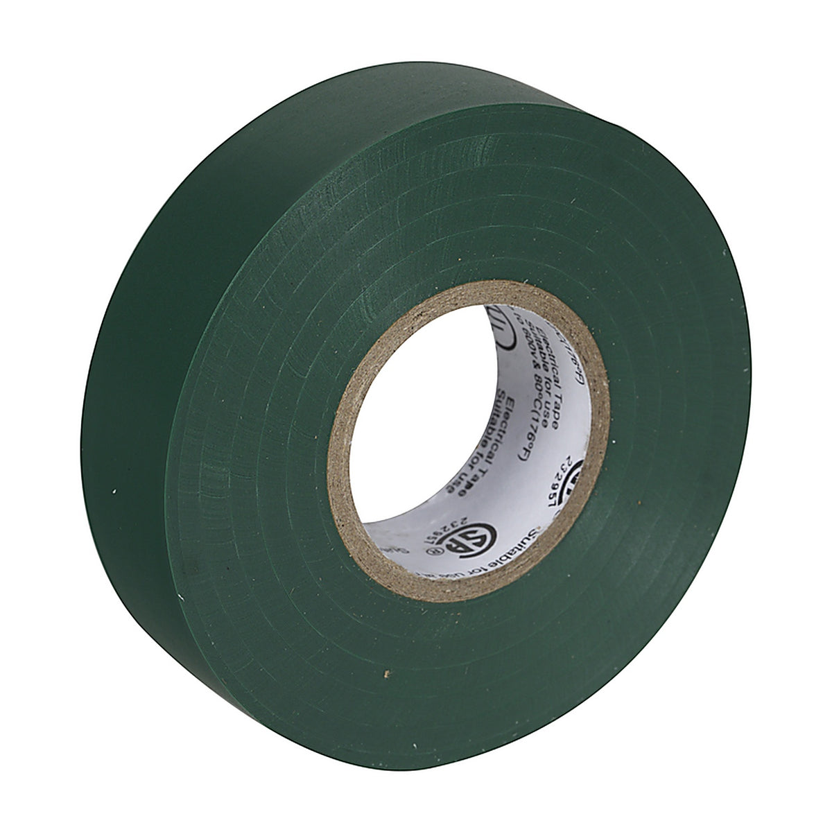 Duck 299014 3/4 in. W x 66 ft. L Green Vinyl Electrical Tape
