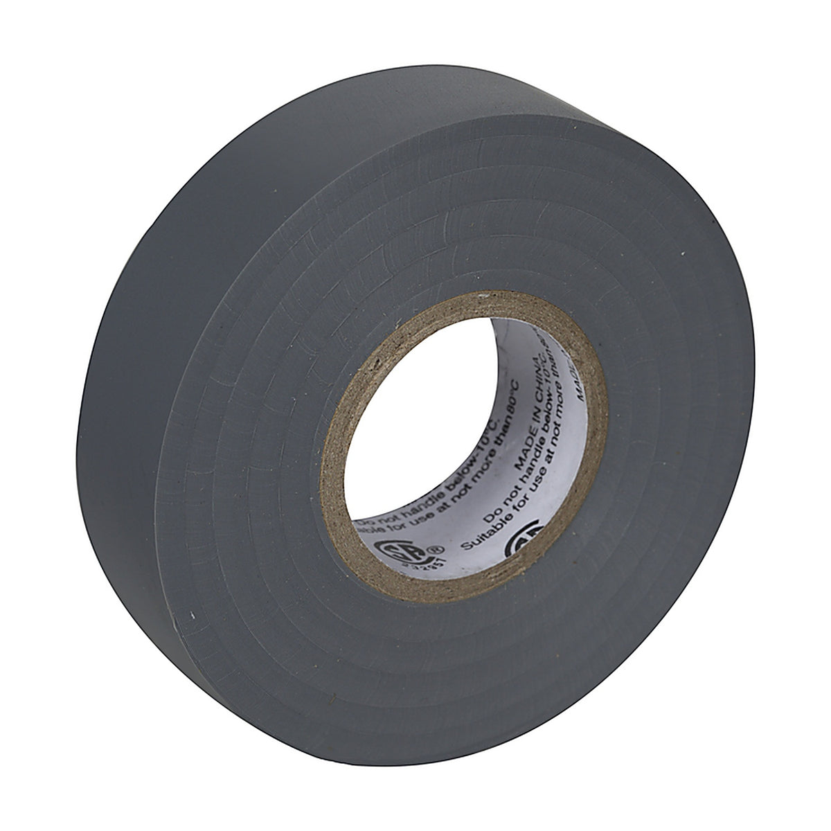 Duck 299018 3/4 in. W x 66 ft. L Gray Vinyl Electrical Tape