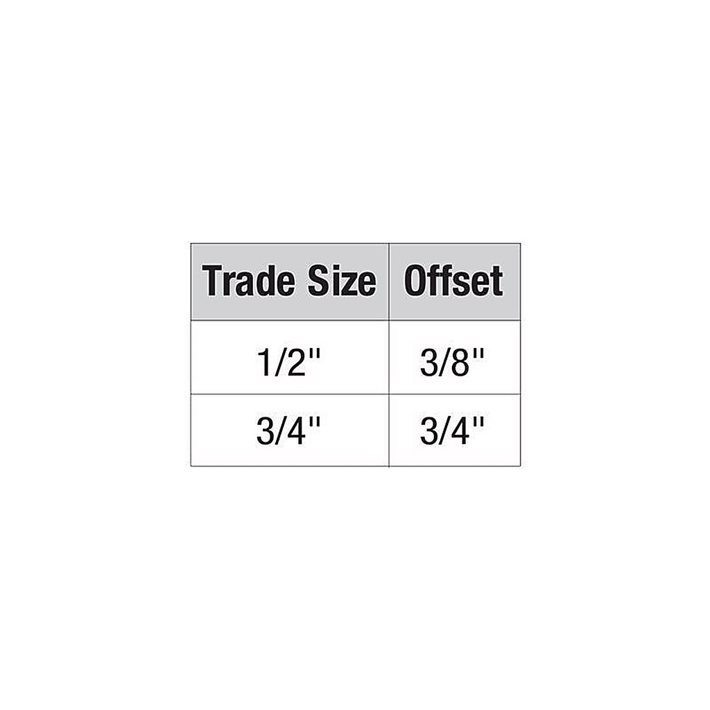 Sigma Electric 49707 3/4 in. Dia. Die-Cast Zinc Offset Compression Connector For EMT 1/Pack