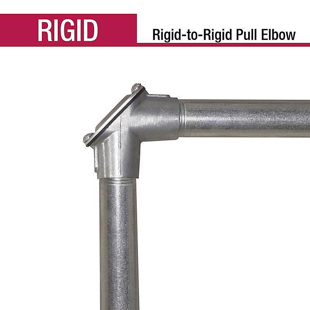 Sigma Electric 49682 ProConnex 3/4 in. Dia. Die-Cast Zinc Pull Elbow For Rigid/IMC 1/Pack
