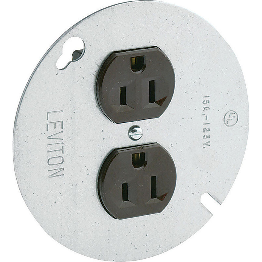 Leviton 05042-000 15 amps 125 volt Brown Outlet 5-15R 1/Pack
