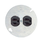 Leviton 05042-000 15 amps 125 volt Brown Outlet 5-15R 1/Pack