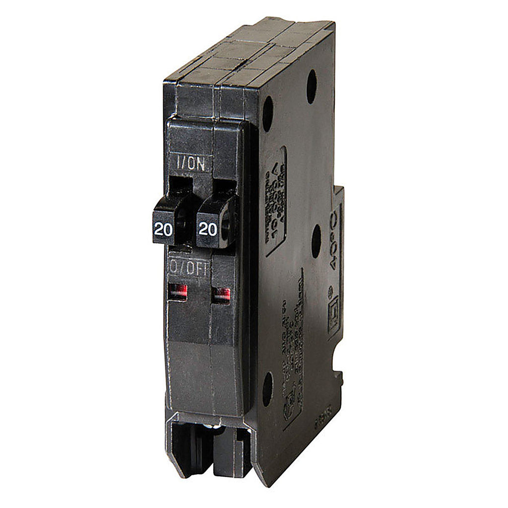 Square D QOT2020CP 20/20 amps Tandem Single Pole Circuit Breaker