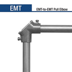 Sigma Electric 49562 ProConnex 3/4 in. Dia. Die-Cast Zinc Pull Elbow For EMT 1/Pack