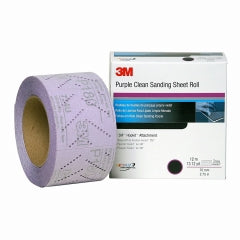 3M 30716 Hookit Purple Clean Sanding Sheet Roll, 36 grade, 70 mm x 8 m