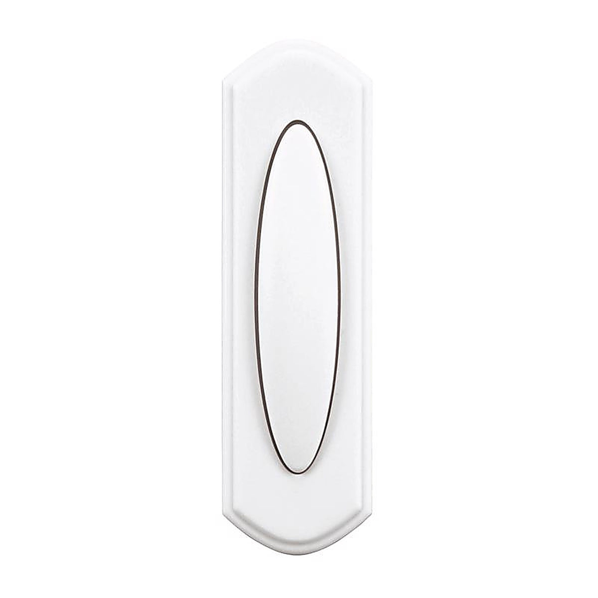 Heath-Zenith SL-7797-02 Plastic Wireless Pushbutton Doorbell