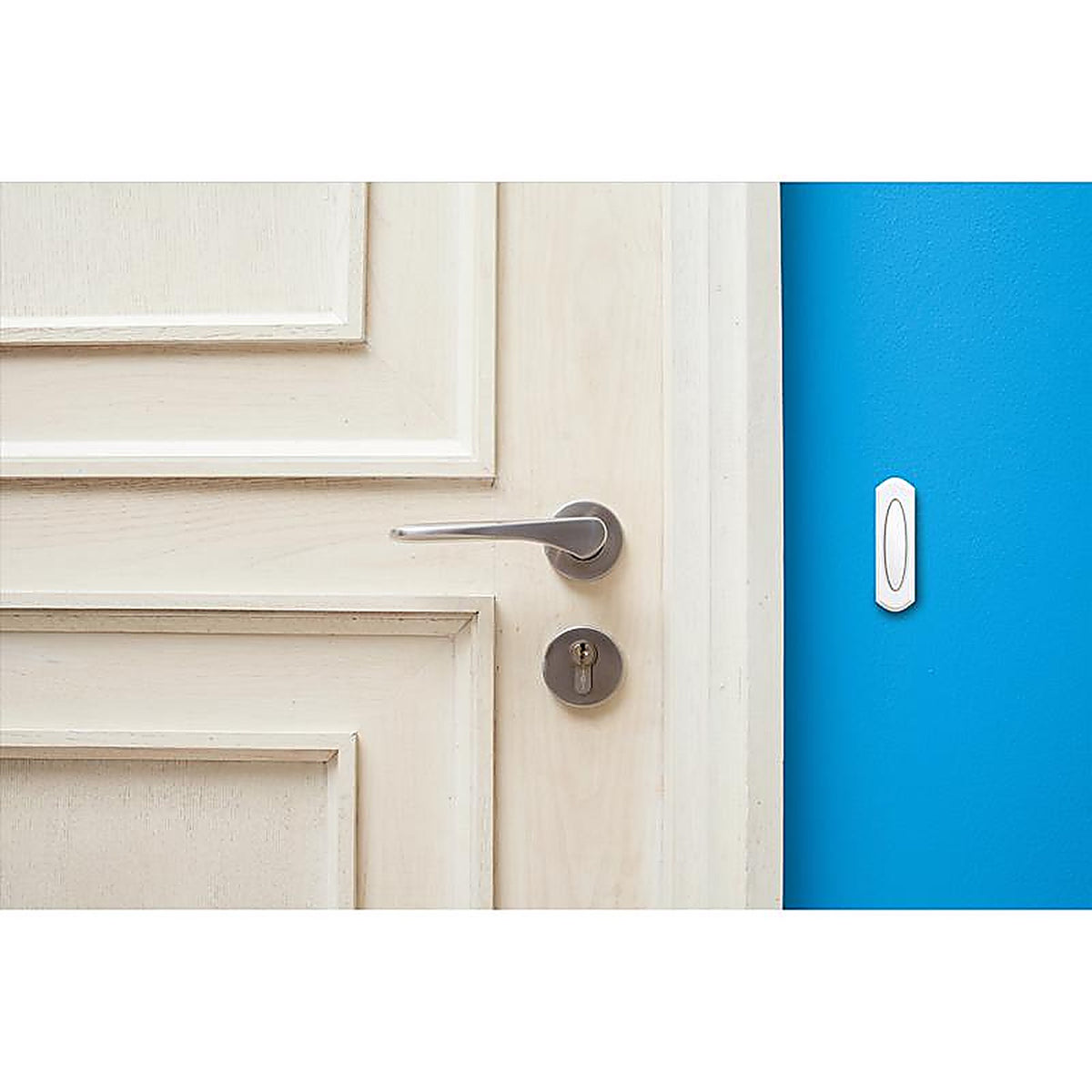 Heath-Zenith SL-7797-02 Plastic Wireless Pushbutton Doorbell