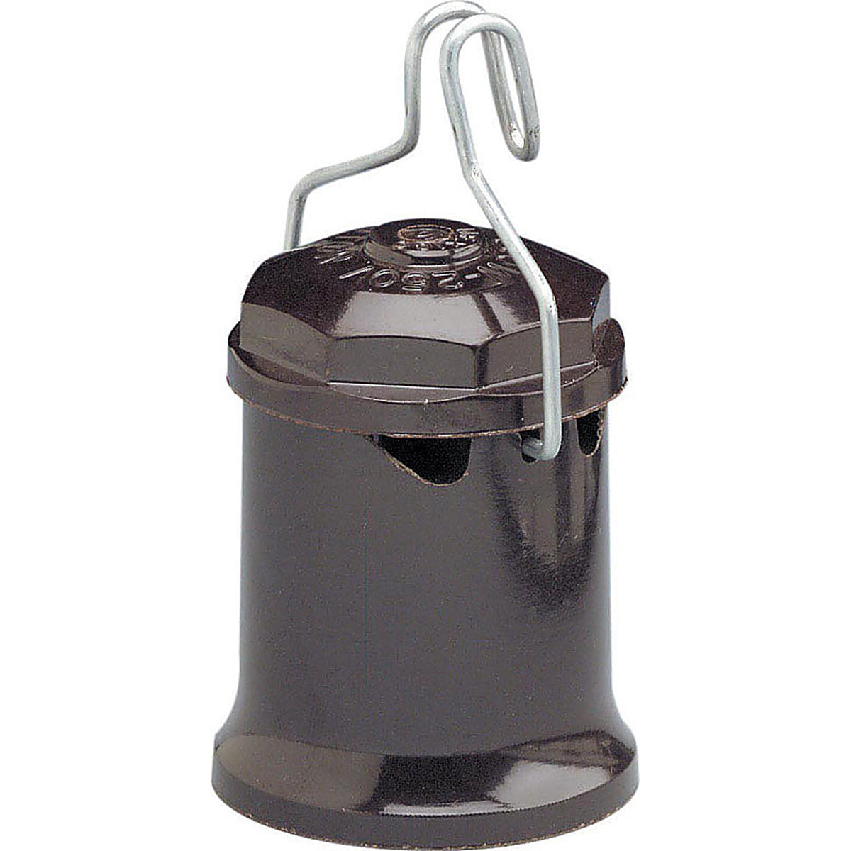 Leviton 00167-000 Plastic Medium Base Keyless Outdoor Socket 1/Pack