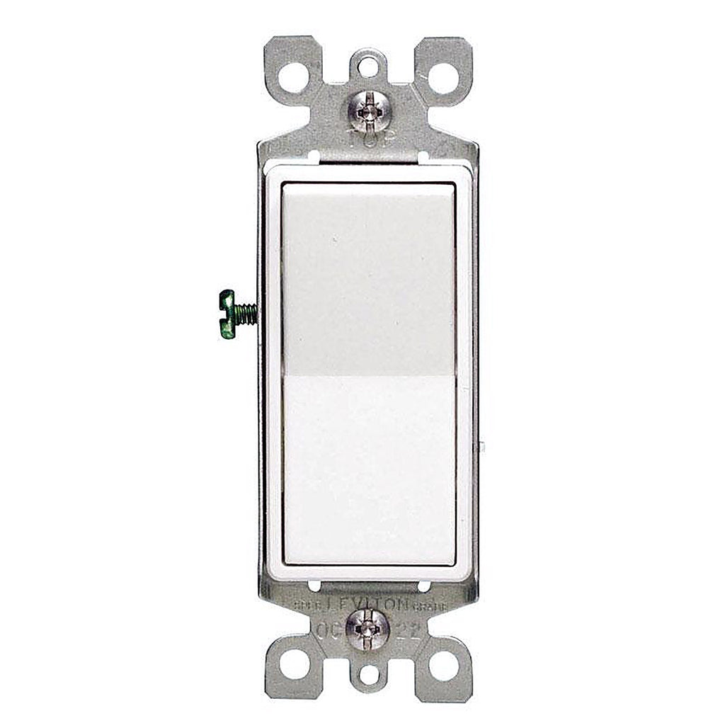 Leviton 05604-2WS 15 amps Four Pole 4-Way / Rocker AC Quiet Switch White 1/Pack
