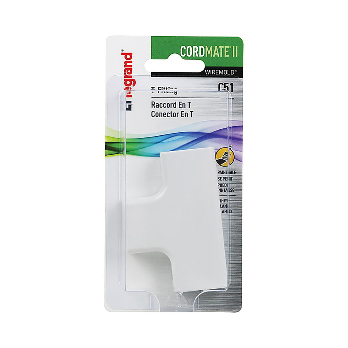 Cordmate C51 2.87 in. L T-Fitting 1/Pack