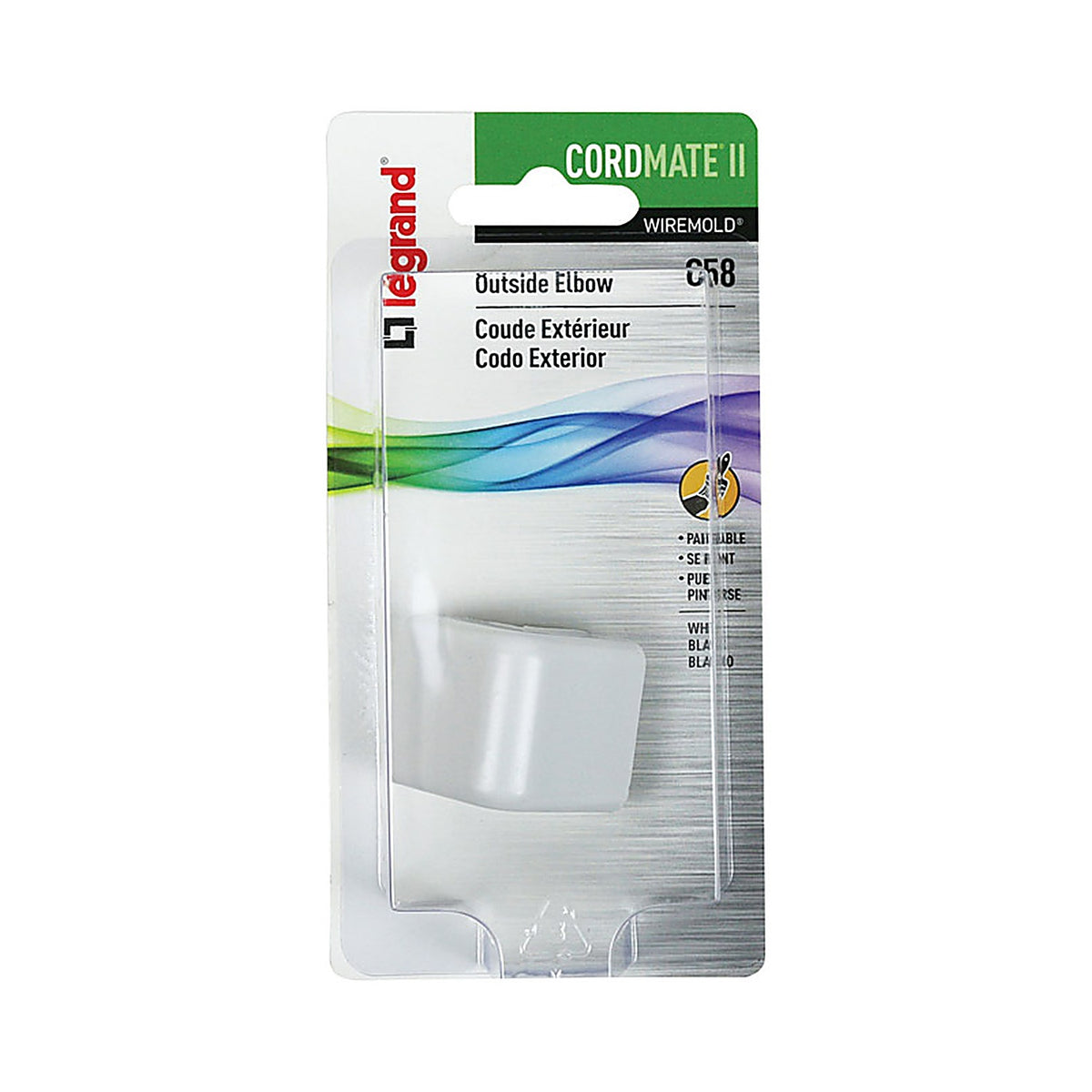 Cordmate C58 Electrical Elbow 1/Pack