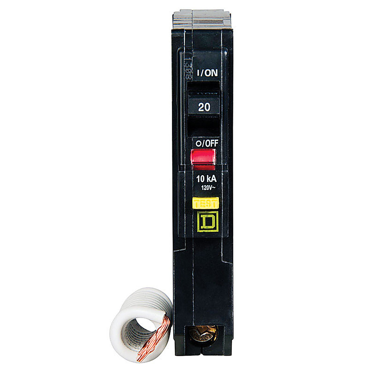 Square D QO120GFICP QO 20 amps Plug In Single Pole Circuit Breaker